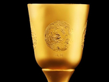 【文物宝藏】故宫龙凤金酒杯（图中为龙杯）