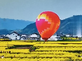 乘热气球观赏