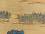 题清-黎简《春岩簇锦图》