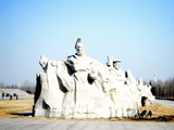 【河南郑州】炎黄广场上的历史名人雕塑群