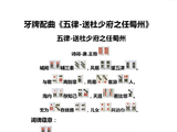 牙牌配曲《五律-送杜少府之任蜀州》
