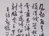 孙晓云书法《孟浩然诗》四尺开三托片