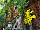 12637七绝·休宁之齐云山：寿字岩-皖南春暮(27)