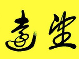 苏波在北京创作四尺对开横披草书作品【登高望远】和【台湾当归】