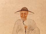 每日一画|张骐朱彝尊八十岁小像