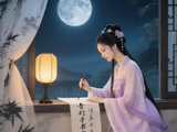 【新编诗与詞】悦读蒺藜刊物《七律-咏月》鸠拙一首