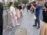 桥上，旧事萦怀，新风满目【10月3日多云上午】