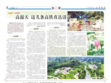 散文《云岭觅凉》发表于8月14日《上海铁道》