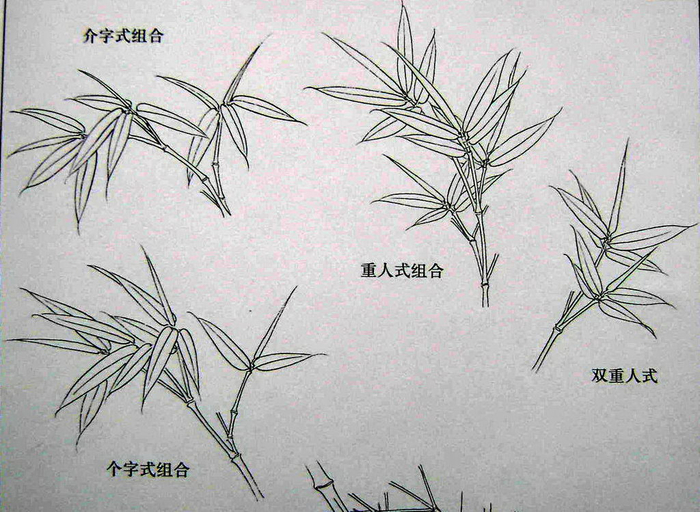竹子的写意画法图文教程,分分钟成为国画大师