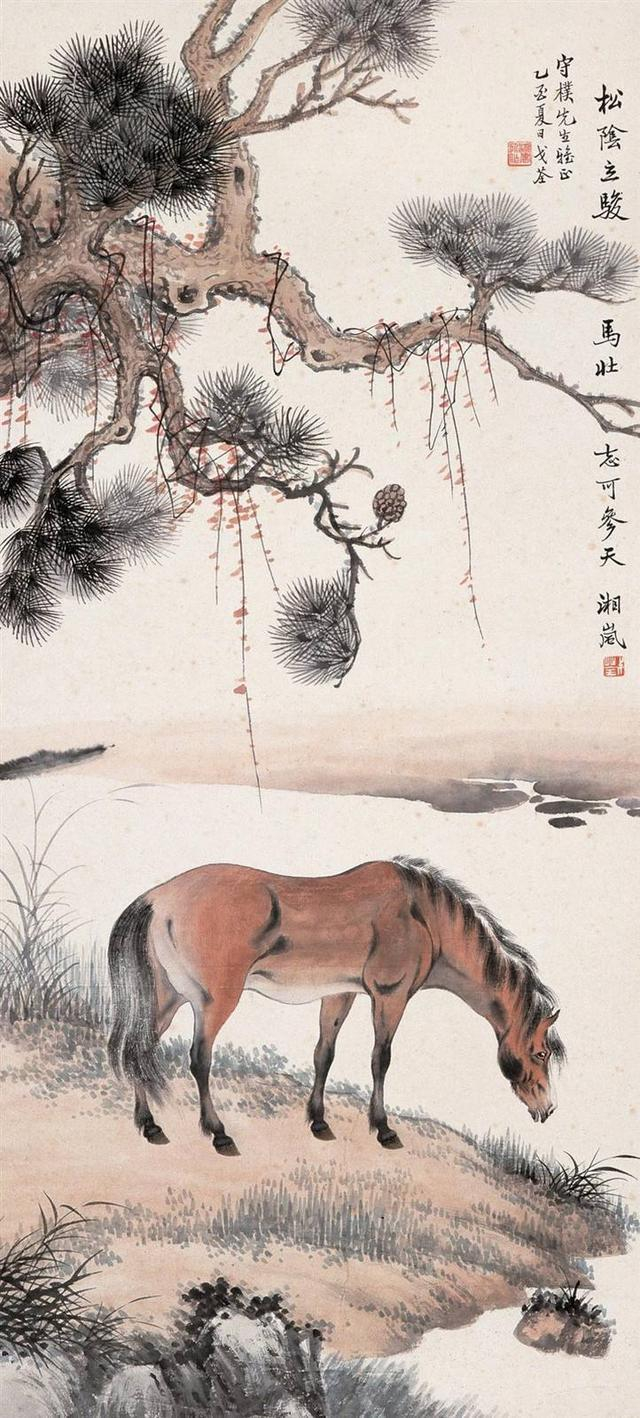 当代的画马高手,行家认为他和徐悲鸿齐名,郭沫若赞他:当代曹霸