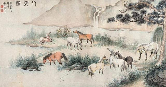 当代的画马高手,行家认为他和徐悲鸿齐名,郭沫若赞他:当代曹霸