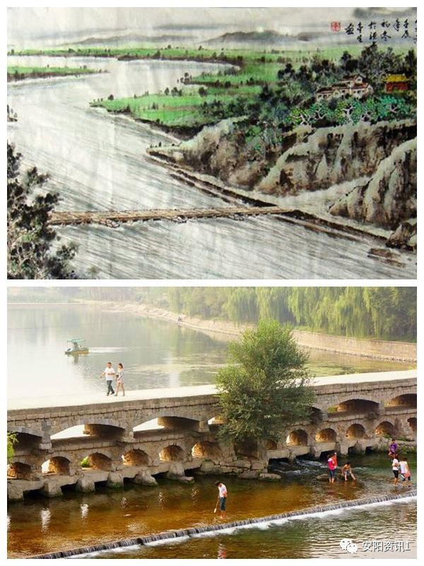 老画家重现安阳古时八大景原貌！古今旧址对比，感叹自然变迁
