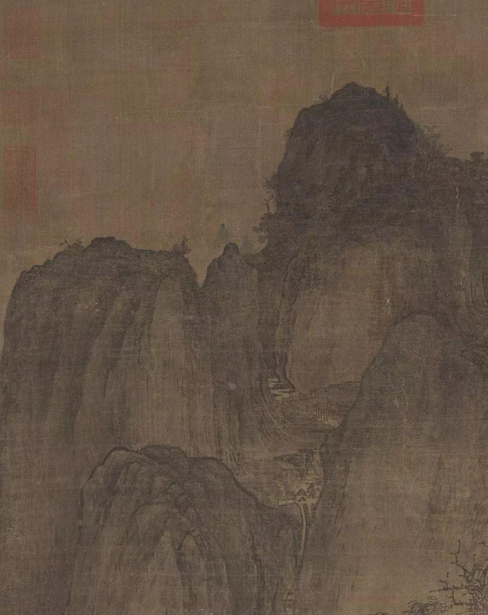 五代关仝《秋山晚翠图》!