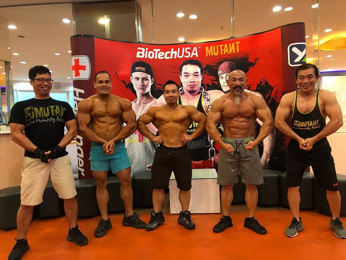 健身不分国界、不分年龄;