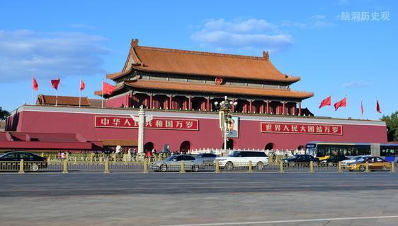 天安门为什么成为中国第一门, 天安门的后面又是什么?_新浪新闻