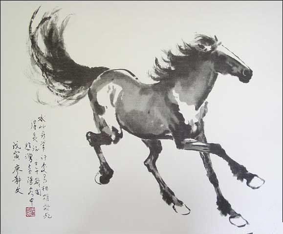 历代名家画笔下的马|画笔|郎世宁|李公麟_新浪新闻