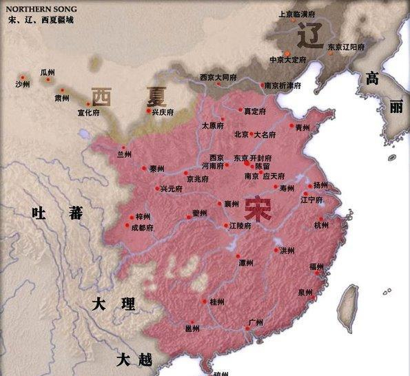 北宋地图合集、各类北宋地图__财经头条