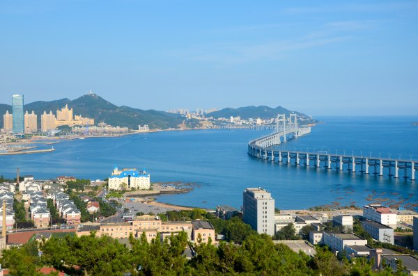 大连跨海大桥,另样的海上风景!