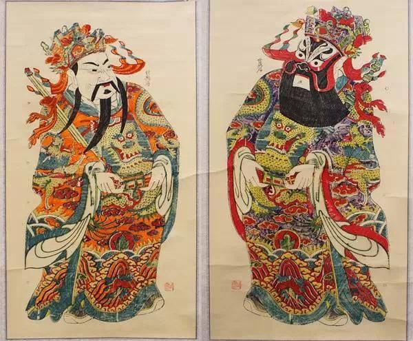 传统门神艺术