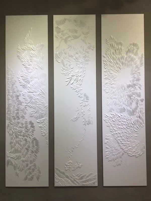 3D浮雕类的艺术硬包,工艺精致,细节漂亮。|_新浪新闻
