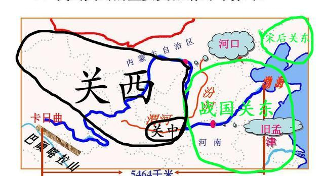 古籍中的关中、关东、关西!图说地理,通俗易懂,一看就会!|关东|关西|关中|函谷关|六国_新浪新闻