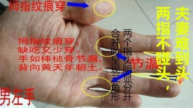 有此手相, 福气颇多, 中指和无名指, 若不相碰, 婚姻易姻不顺