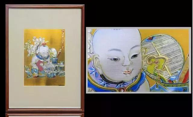 非遗传承·金雕彩绘银版画|金雕|版画|彩绘