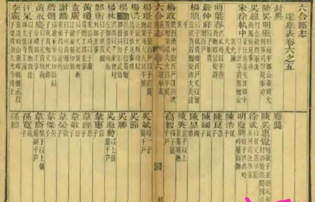 六合杨氏县志记载