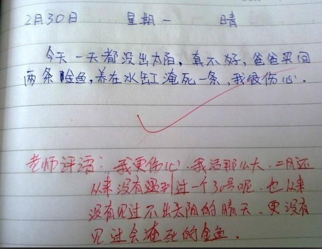 小学生造句, 妈妈看后心塞, 爸爸看后害羞, 但老师竟给了100分!