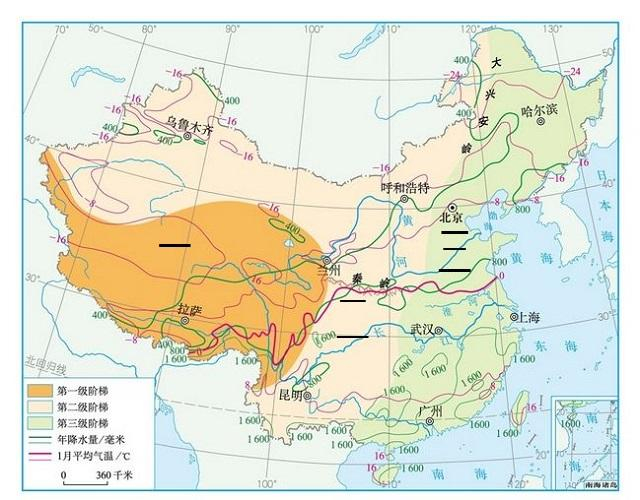 中国人应该要知道的重要地理界线(一)|界线|秦岭|阶梯_新浪新闻