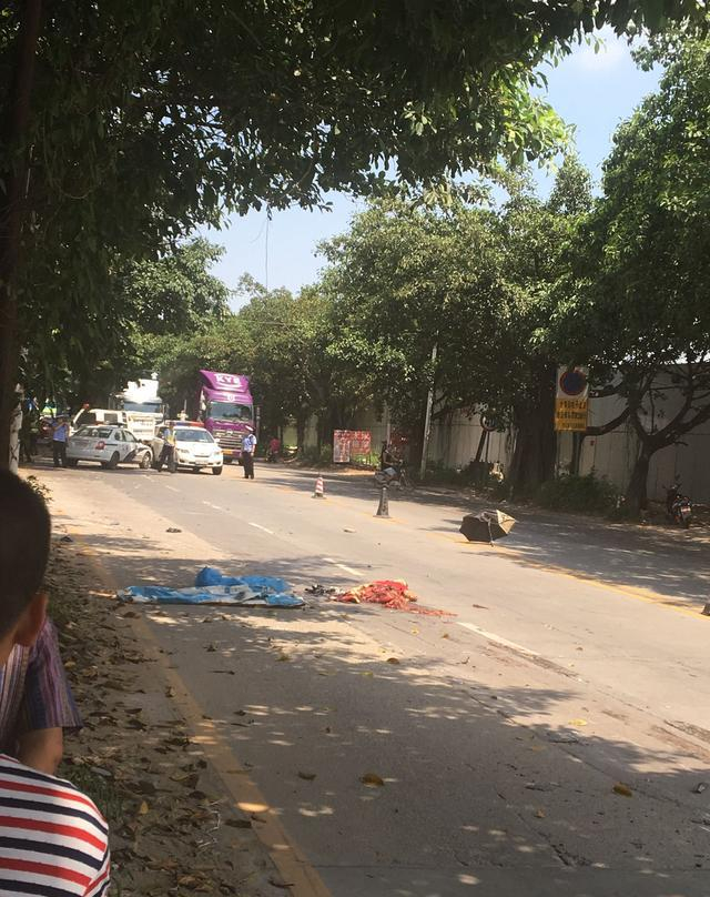 男子卷入货车底身体被碾成肉酱