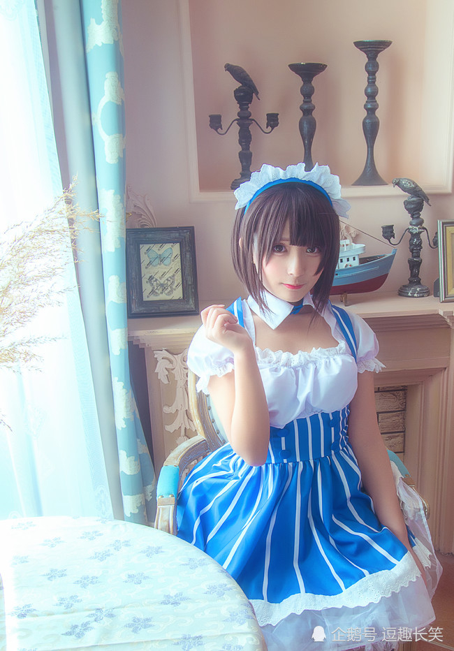 路人女主的养成方法 加藤惠女仆装cosplay 温柔甜美