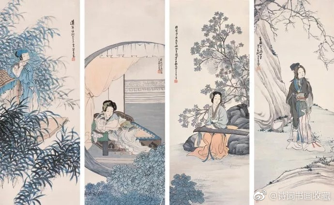 晚清名家任熊人物画欣赏任熊(1823年7月19日-1857年11月23日)清代