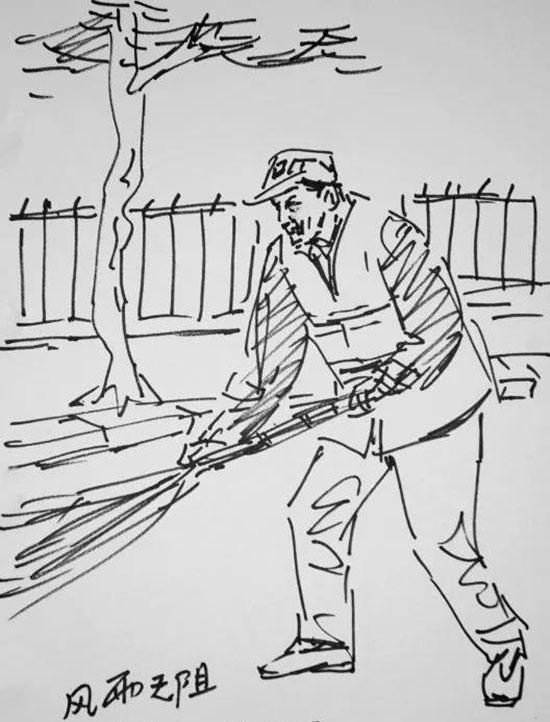 阎先公笔下的"最美风景"|速写|淄川|笔下_新浪新闻