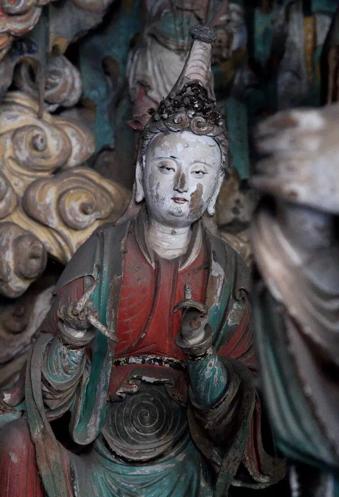 平遥古城双林寺彩塑佛造像艺术，被誉为“东方彩塑艺术博物馆”