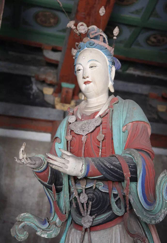 平遥古城双林寺彩塑佛造像艺术，被誉为“东方彩塑艺术博物馆”