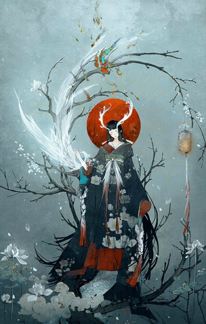十二星座专属古风壁纸,金牛座倾国倾城,巨蟹座唯美梦幻