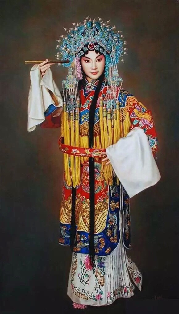 醉中国 | 油画中的京剧,太美了|_新浪新闻