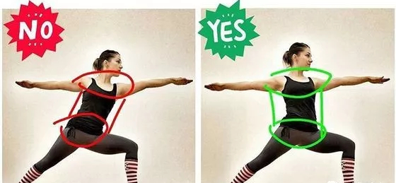 身体摆正，不能往前送