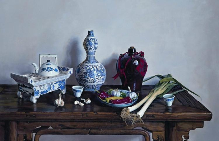 具象精神——中国油画家华延峰油画静物作品选欣赏