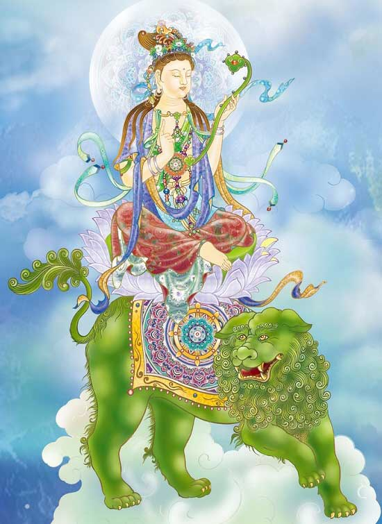 转发祈愿文殊菩萨加持,高考学子开发智慧,临考无惧,超常发挥