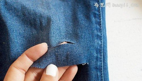 这个春天,给自己打造一条破洞牛仔裤吧!附上制作方法及图解教程