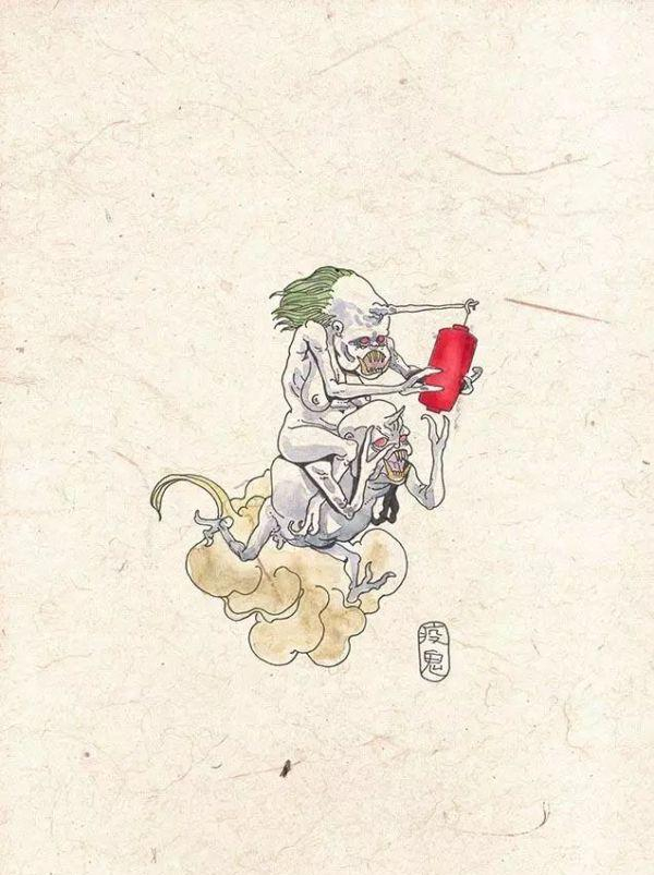 中国古代传说中有哪些鬼怪?是否有类似日本「百鬼夜行」一样的体|水鬼|刘秋崖|妖怪_新浪新闻