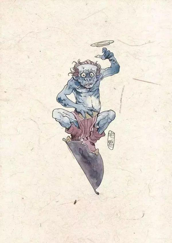 中国古代传说中有哪些鬼怪?是否有类似日本「百鬼夜行」一样的体|水鬼|刘秋崖|妖怪_新浪新闻