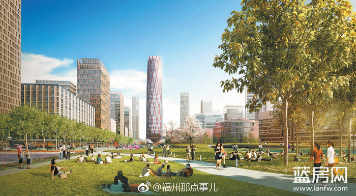 福州滨海新城CBD效果图曝光 规划总面积达6000亩