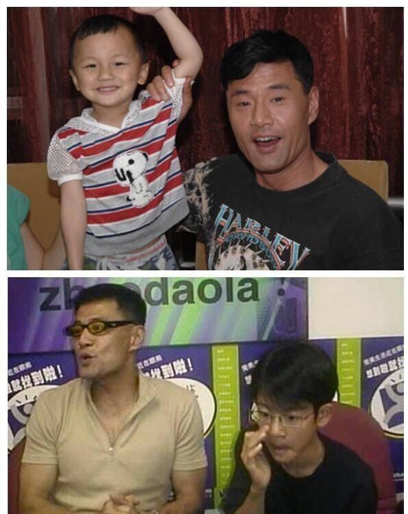 60岁于荣光全家照曝光, 与妻子相爱20年, 儿子颜值逆天不像他