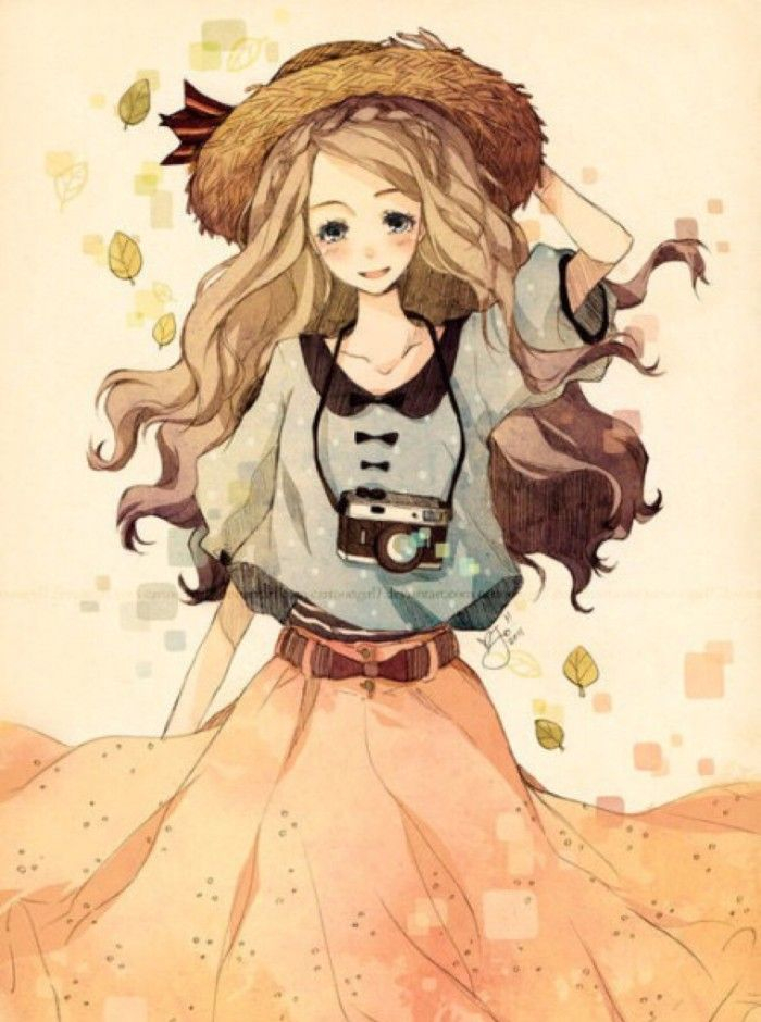 唯美动漫手绘女孩