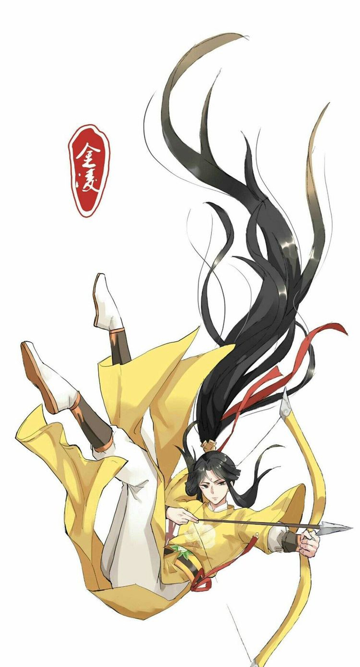 美图 | 魔道祖师同人画,羡羡爱喝天子笑,汪叽琴不离身。