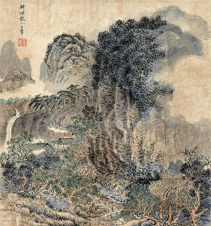 清初画圣王翚山水画作品欣赏|_新浪新闻