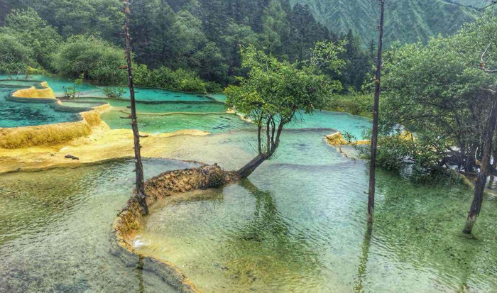 人間瑤池 地上の仙境 黄竜 人间瑶池，黄龙风景区梦幻仙境1日游_阿坝藏族羌族自治州1日游